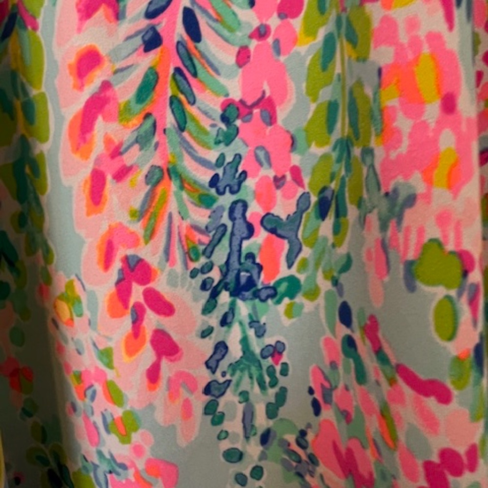 Lilly Pulitzer Pearl Soft Shift Halter Dress Sz M Preppy Summer Quiet Luxury - Picture 7 of 11